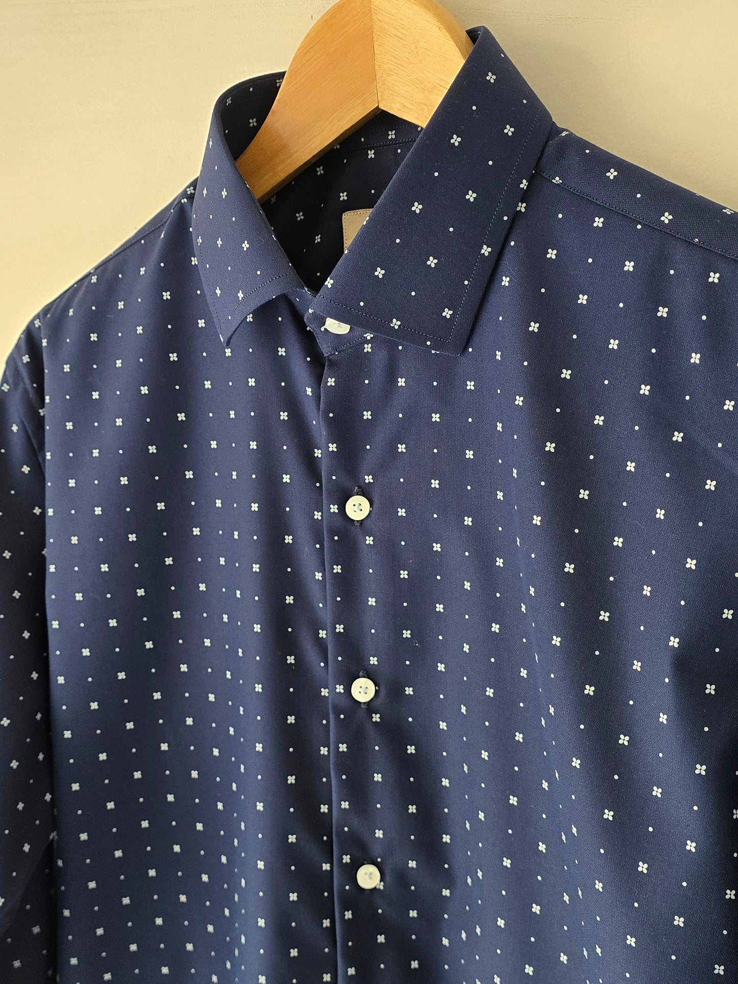 Blue Printed Shirt