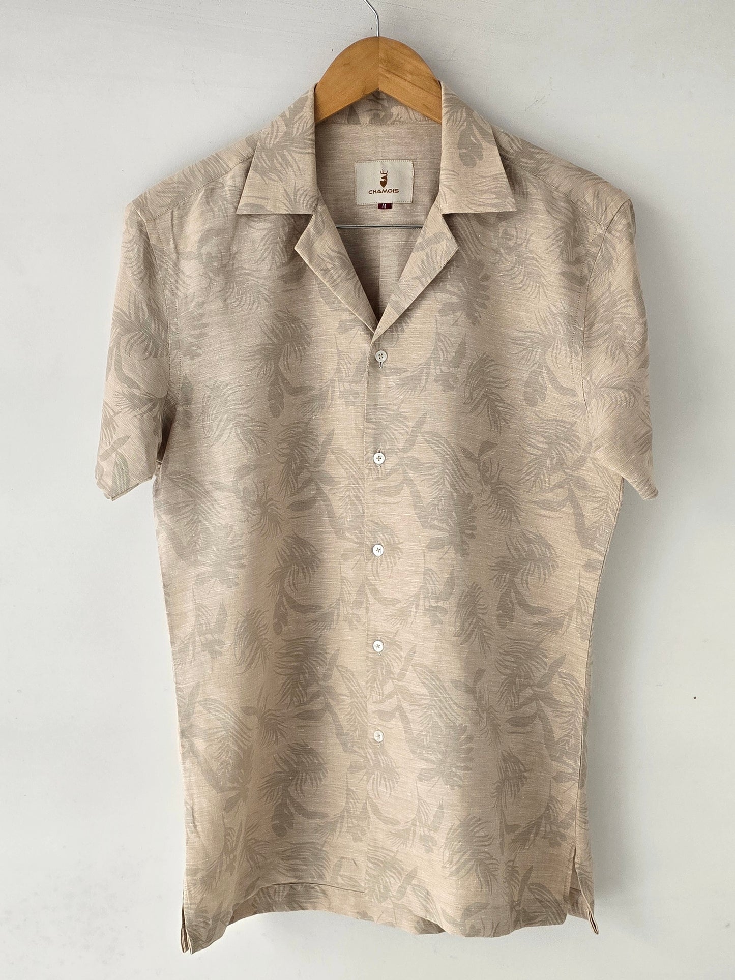 Linen Printed Cuban Shirt