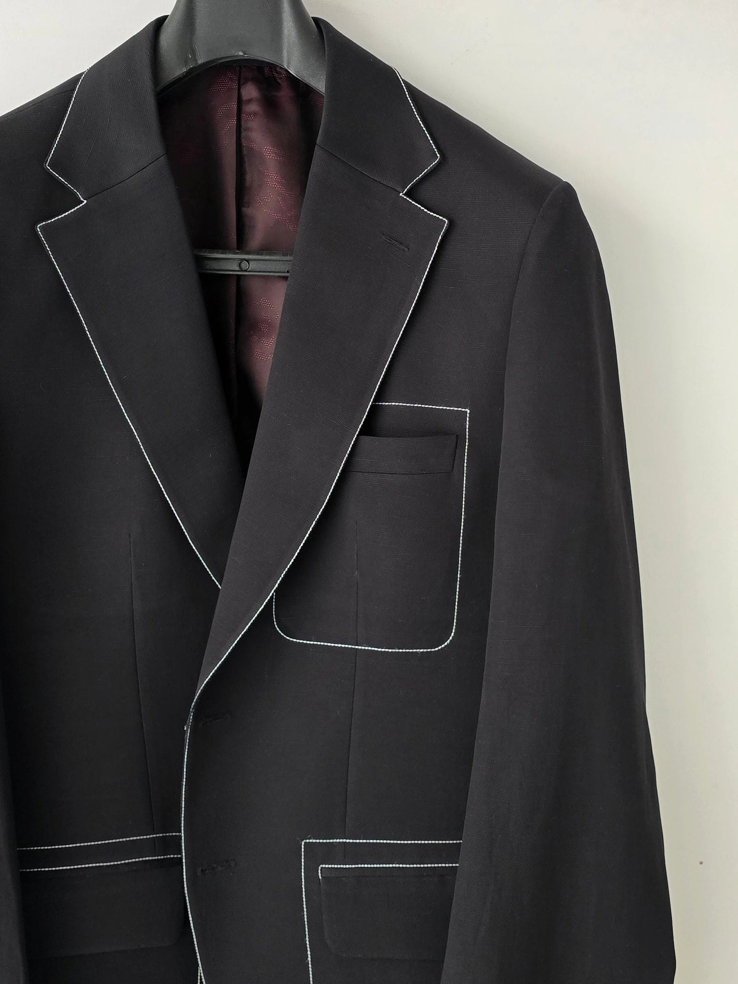 Contrast Stitched Blazer