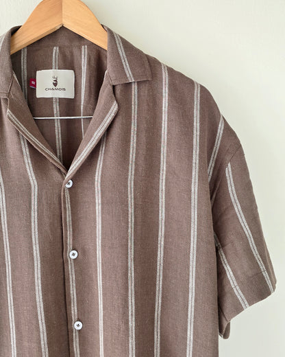 Broad Striped Drop Shoulder Shirt.