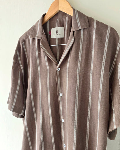 Broad Striped Drop Shoulder Shirt.