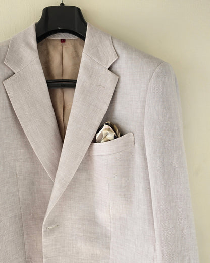 Grey Linen Blazer.