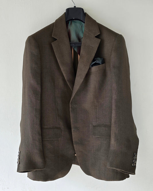 Olive Green Half Lining Blazer.