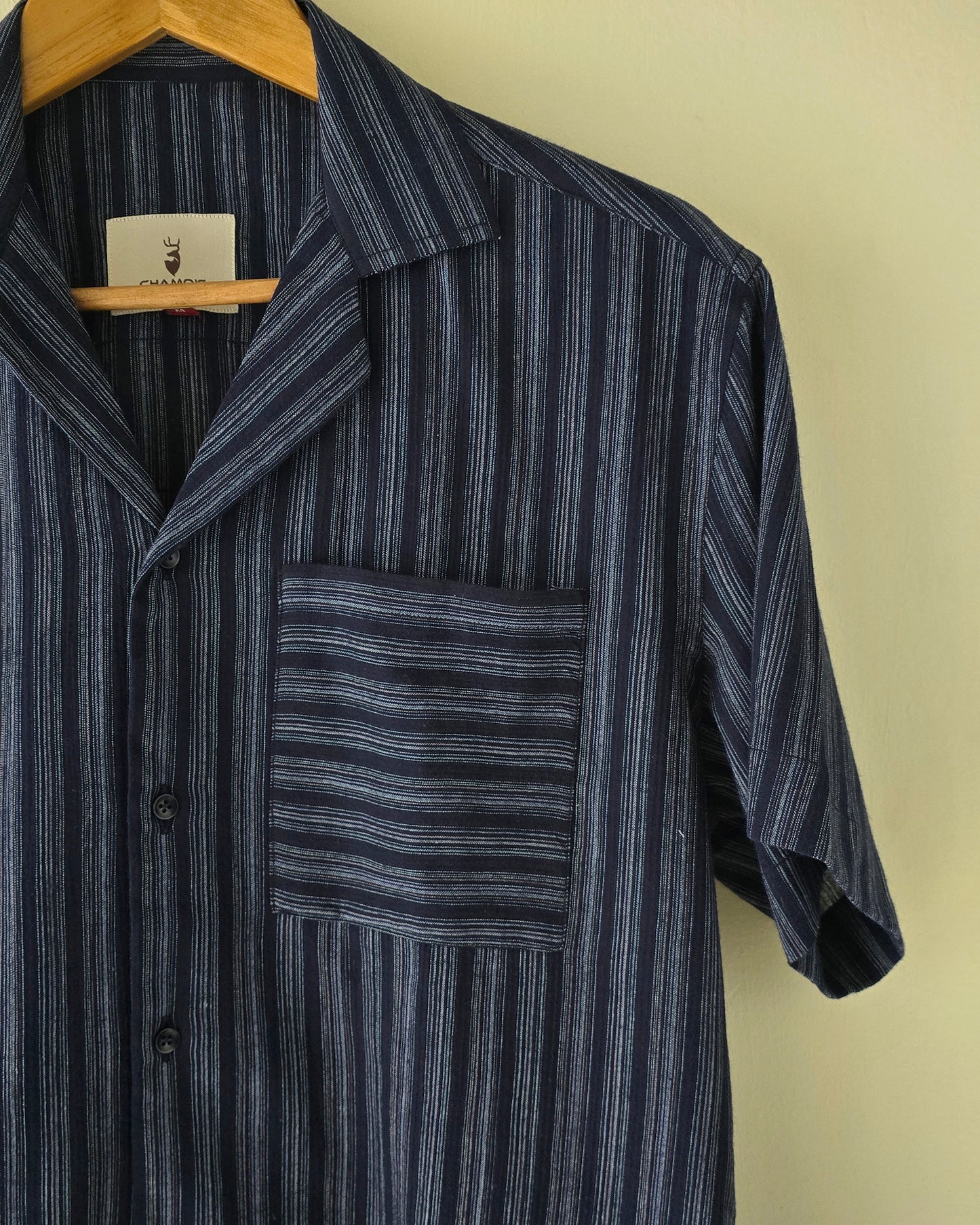 Blue Striped Cuban Shirt