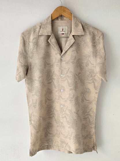 Linen Printed Cuban Shirt
