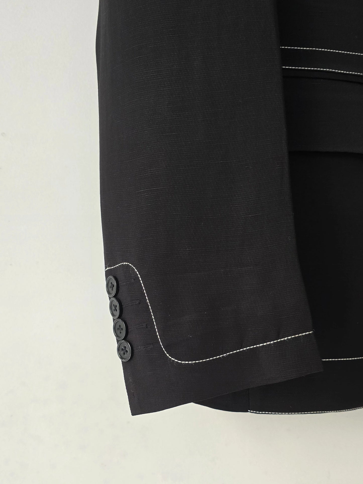 Contrast Stitched Blazer