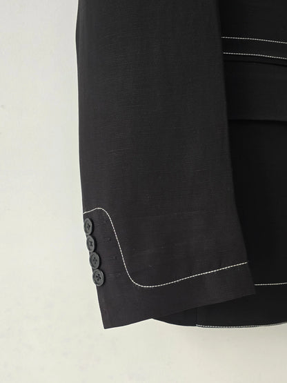 Contrast Stitched Blazer