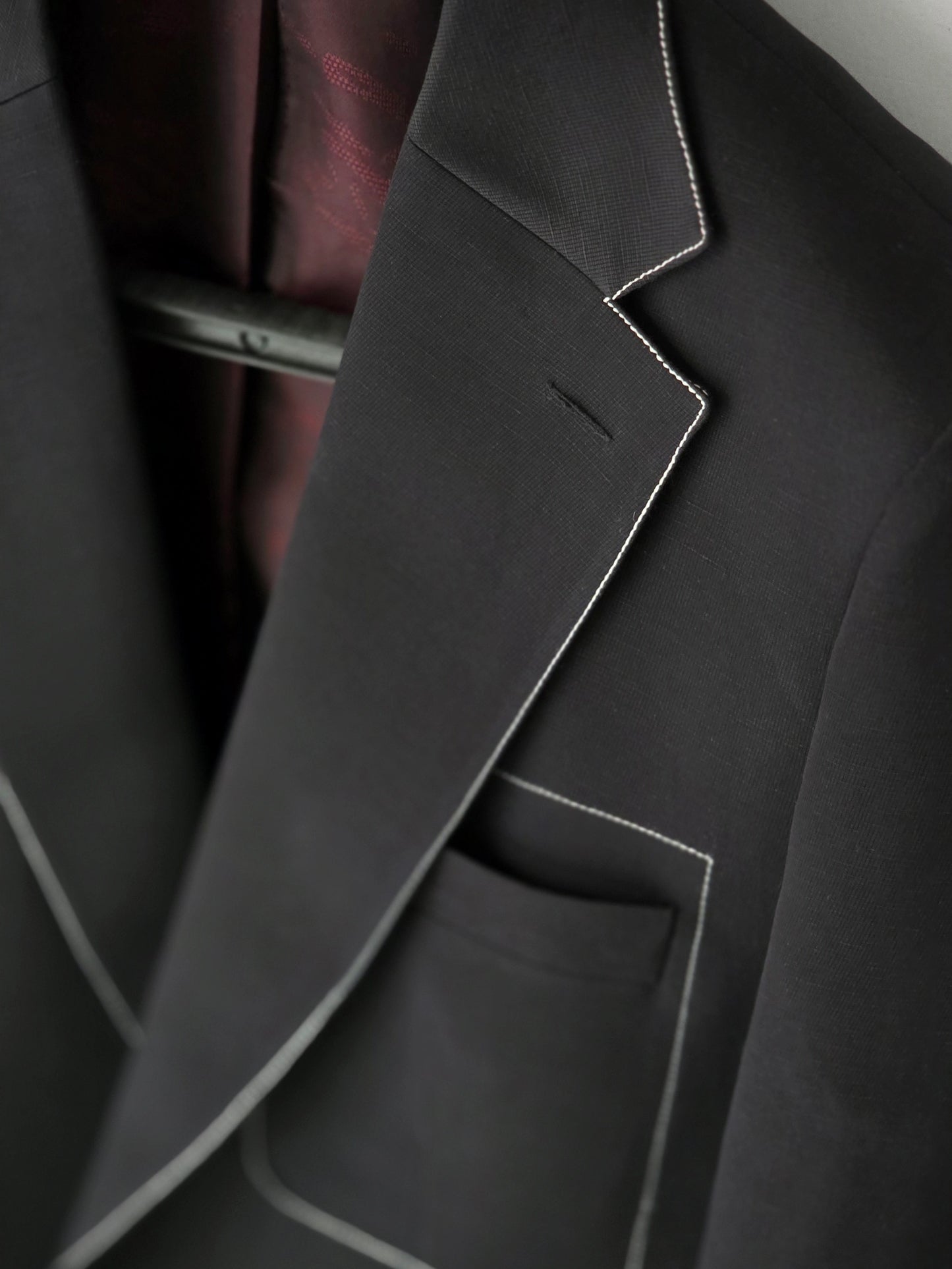 Contrast Stitched Blazer