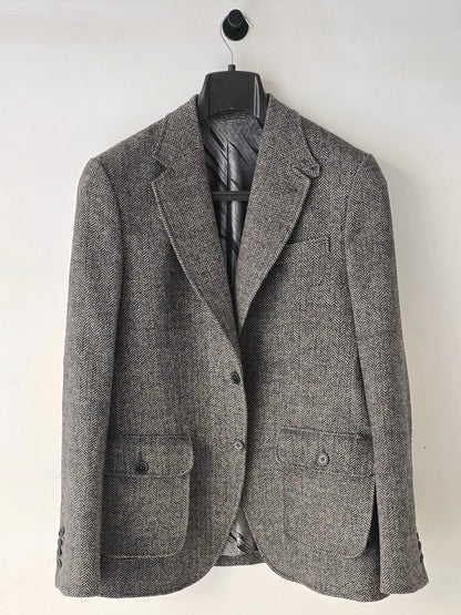 Grey Tweed Blazer