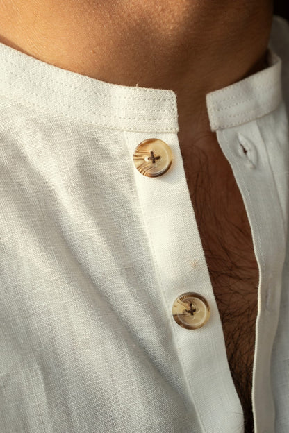 Linen Short Kurta
