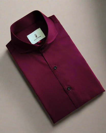 Cut-away Collar Shirt