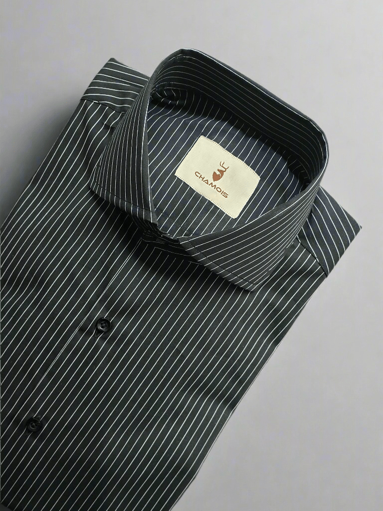 Black Striped Shirt