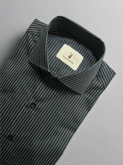 Black Striped Shirt