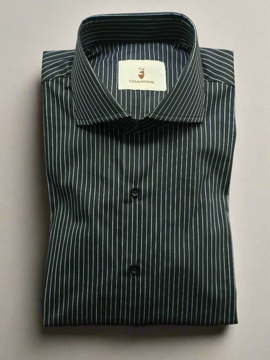 Black Striped Shirt