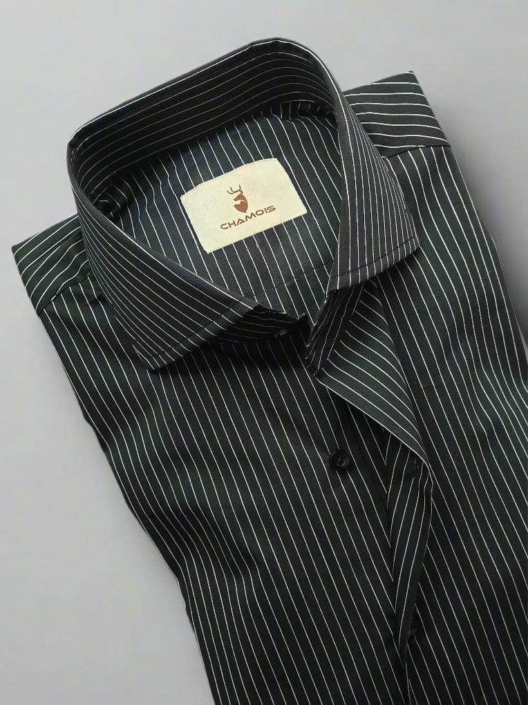 Black Striped Shirt