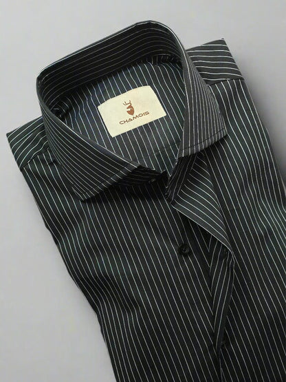 Black Striped Shirt